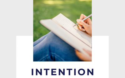 Intentions, Feeding Your Purpose and our Word for the Week