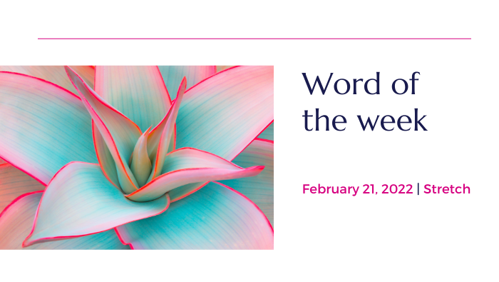 Stretch: Word of the Week February 21, 2022