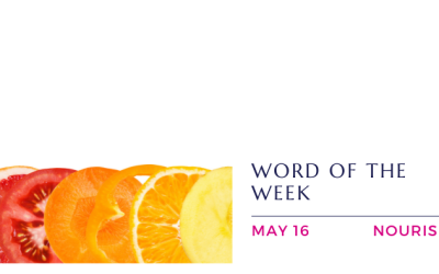 Nourish: May 16, 2022 Word of the Week