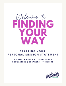 Finding Your Way, Crafting Your Personal Mission Statement