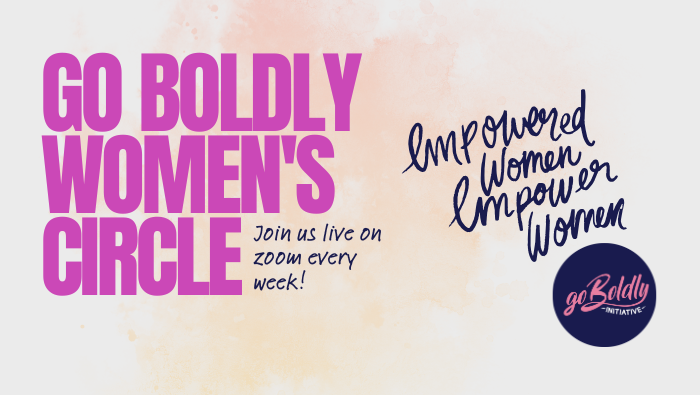 Go Boldly Women's Circle Logo and Cover